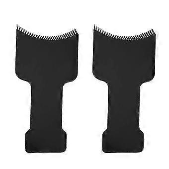 2pcs Long Board Hair Coloring Comb Hairbrush Tint Hair Brush Tool compatible with Hair Dye Hairdressing (Small Size)
