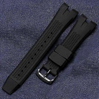 Black Silicone Watchband Straps for Citizen Models AW1475 1476 1477 and CA4154 4155
