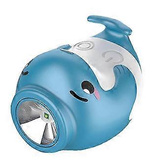 Bike Horn Lights Cute Whale LED Bike Lamp with 110 Decibel Horn
