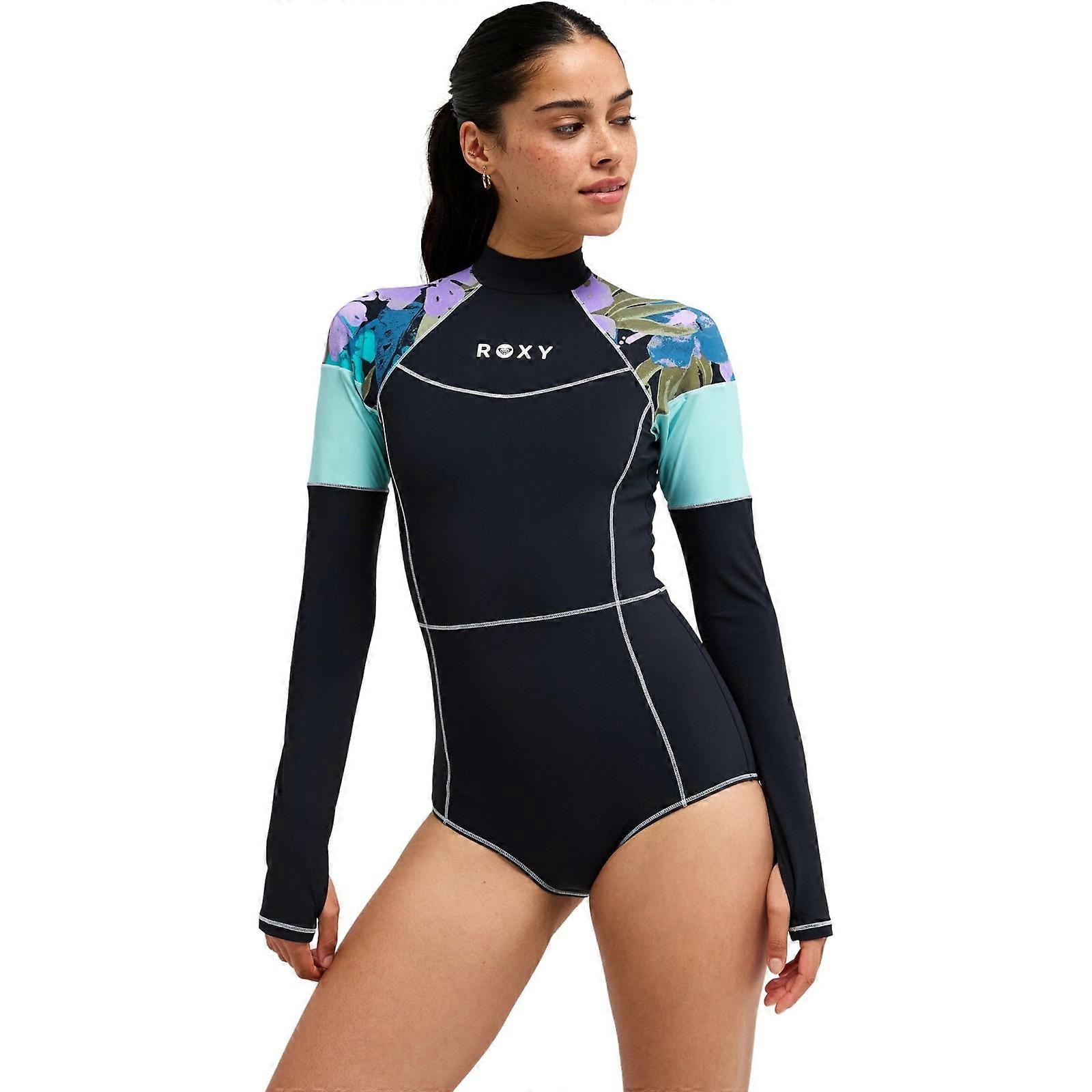 Roxy Womens Essentials Long Sleeve Swimsuit