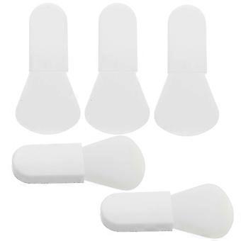 Cepillo aplicador de silicona para mascarilla facial, paquete de 5 unidades, para aplicar crema