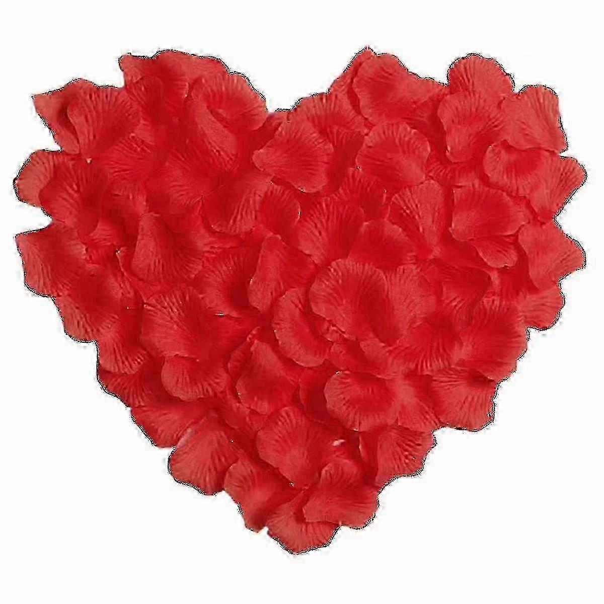 Adjustable Silk Textile Simulation Rose Petals 300 Pcs
