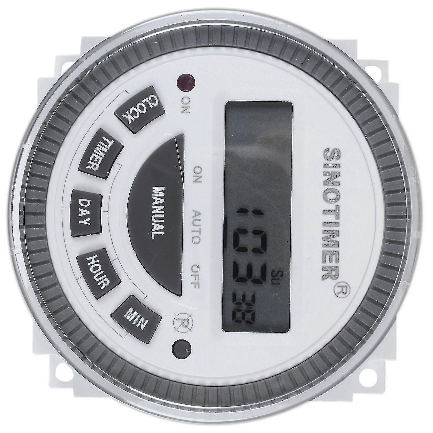 Tm-619H-2 230Vac Weekly Programmable Digital Timer Lighting Switch Output 220V Voltage With Dustpr