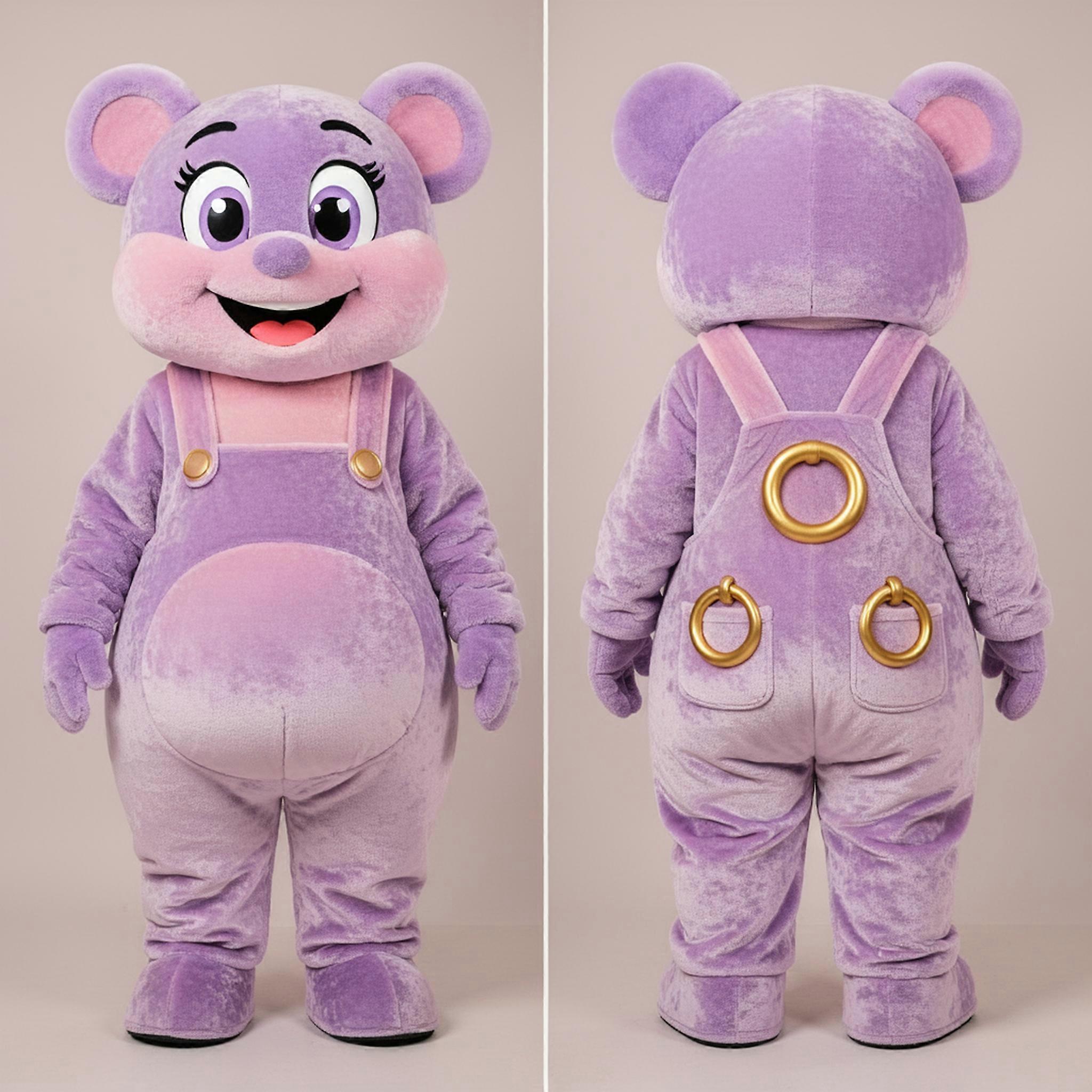 MASTICOT Lavender Velvety Champagne Mascot