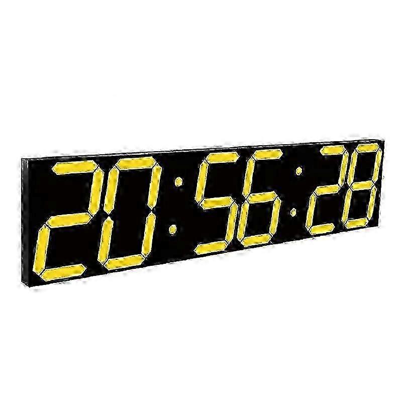 Multifunctional LED Digital Wall Clock with Remote Control and Sealed Box, Mod