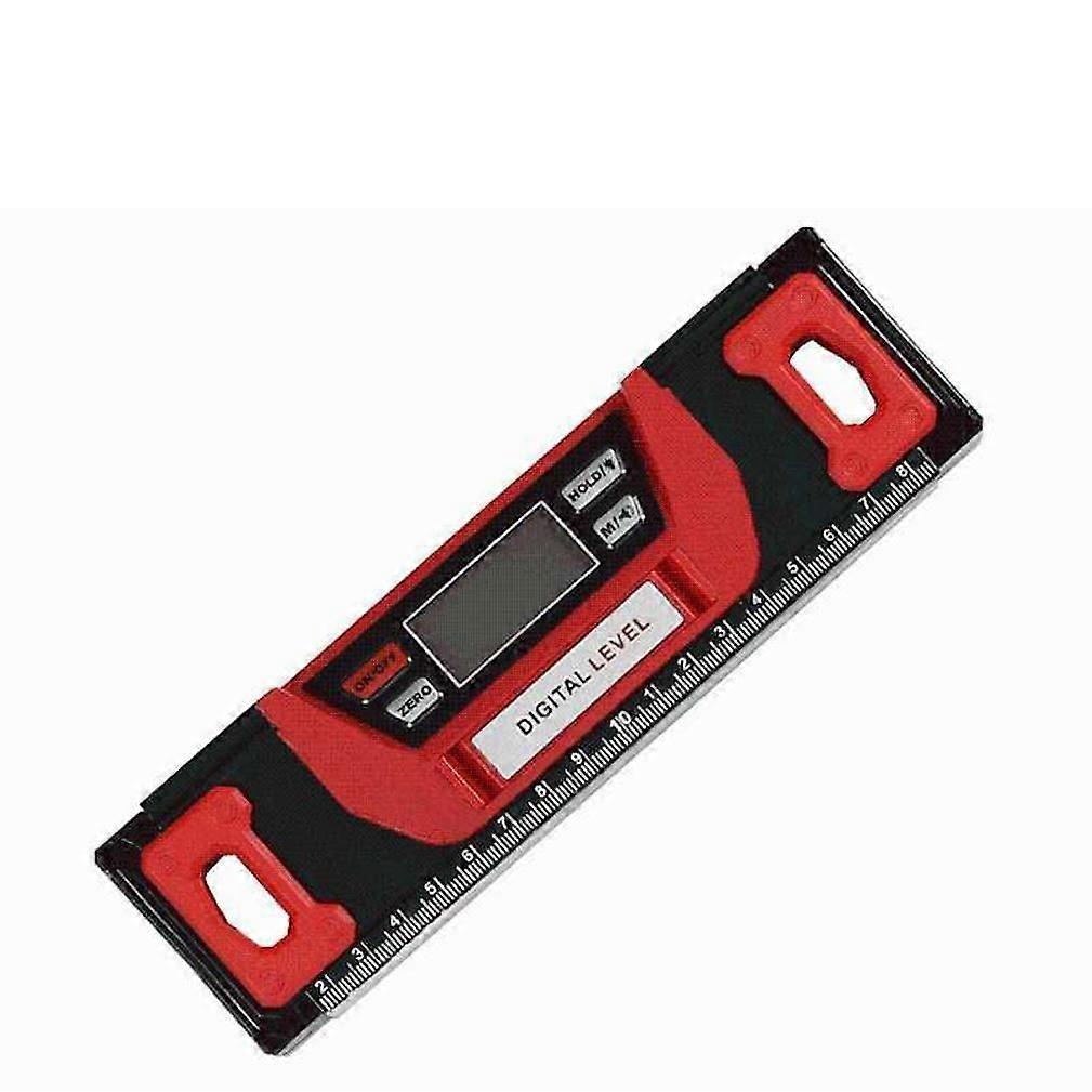 200mm Digital Level Magnetic Protractor Angle Finder LCD Display
