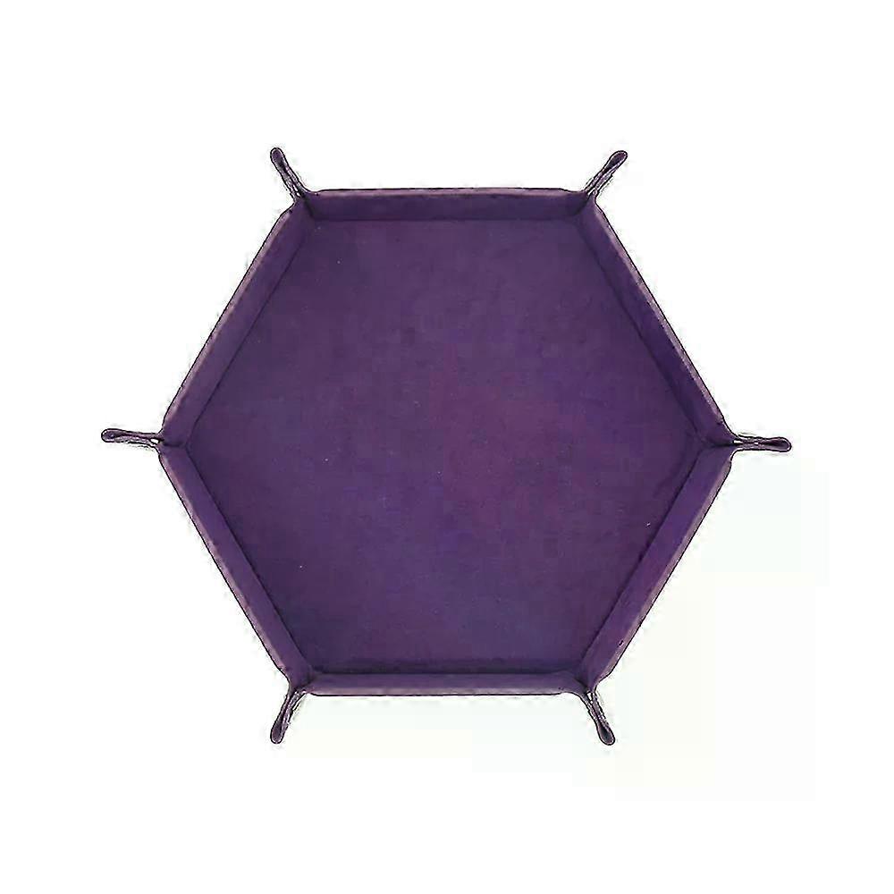 Hexagonal Dice Tray Miscellaneous Storage Box Board Game Dice Tray Accessories