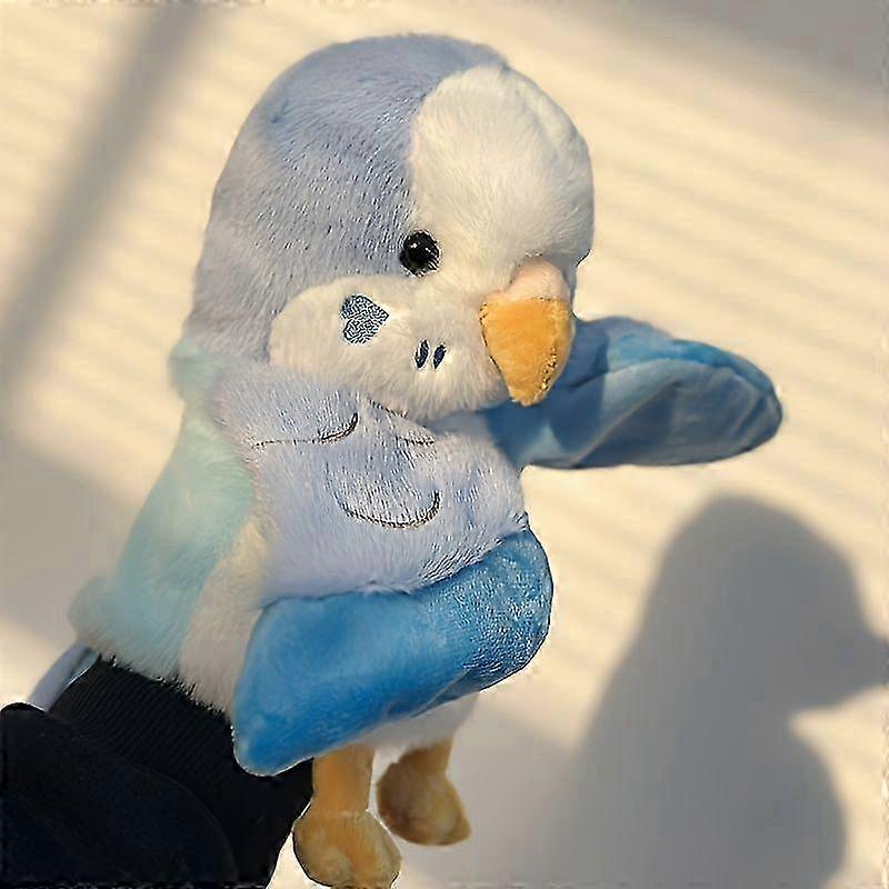 Fluffy Yellow Parrot Puppet