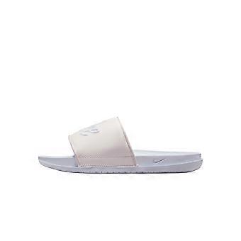 Pantoufles antidérapantes Nike Offcourt pour femmes, blanches et violettes, FQ7646-103