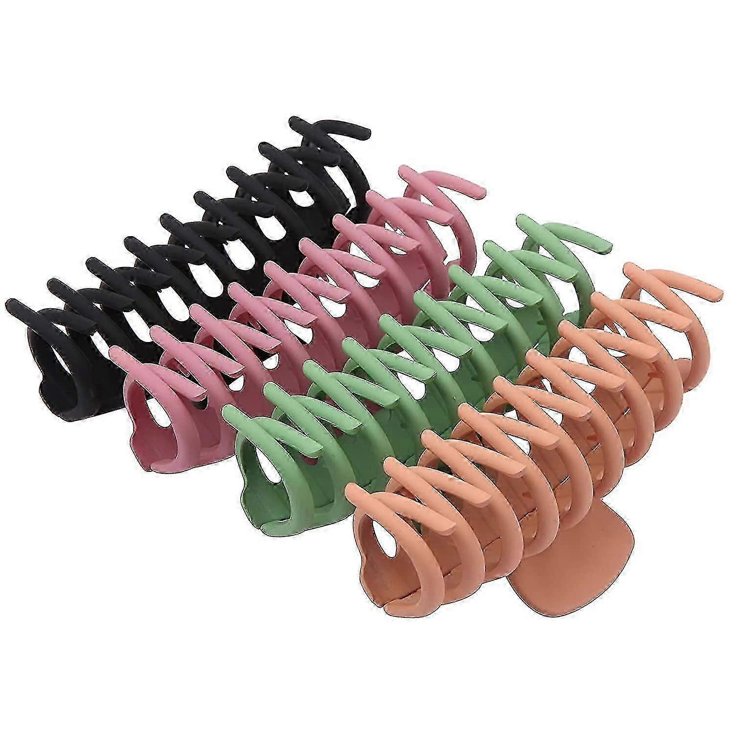 Double-Teeth Thick-Hair Claw Clips