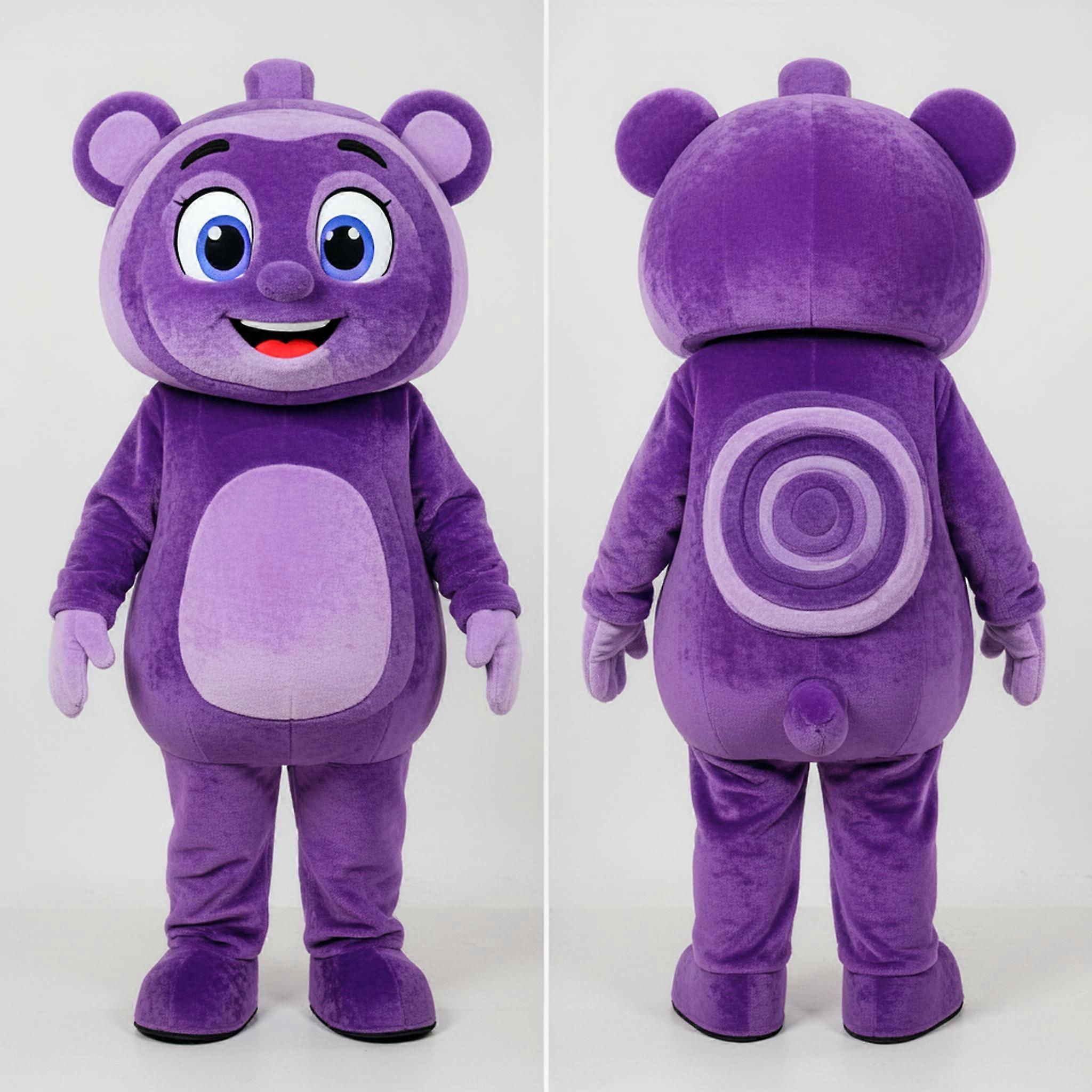 MASTICOT Purple Vibrant Gyro Mascot