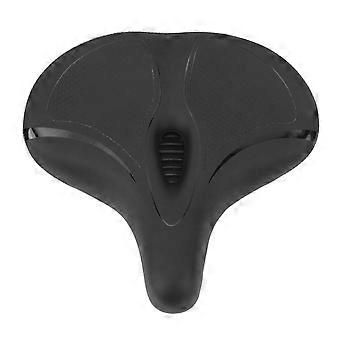 Fietszadel Oversizd Memory Foam Kunstleer Holle Ademende Dubbele Schokabsorberende Fiets Zitkussen voor Vervanging ZwartYMQX)