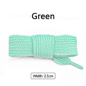 Cadarços de marca de luxo, novos, com 2,5 cm de largura, cadarços planos para tênis AF1, disponíveis nos tamanhos 100/120/140/160 cm.