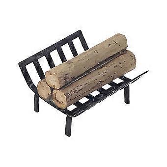 Kleines Holzscheitenregal im Modell für Puppenhäuser, verschiedene Farben, Miniatur-Holzscheitenregal.