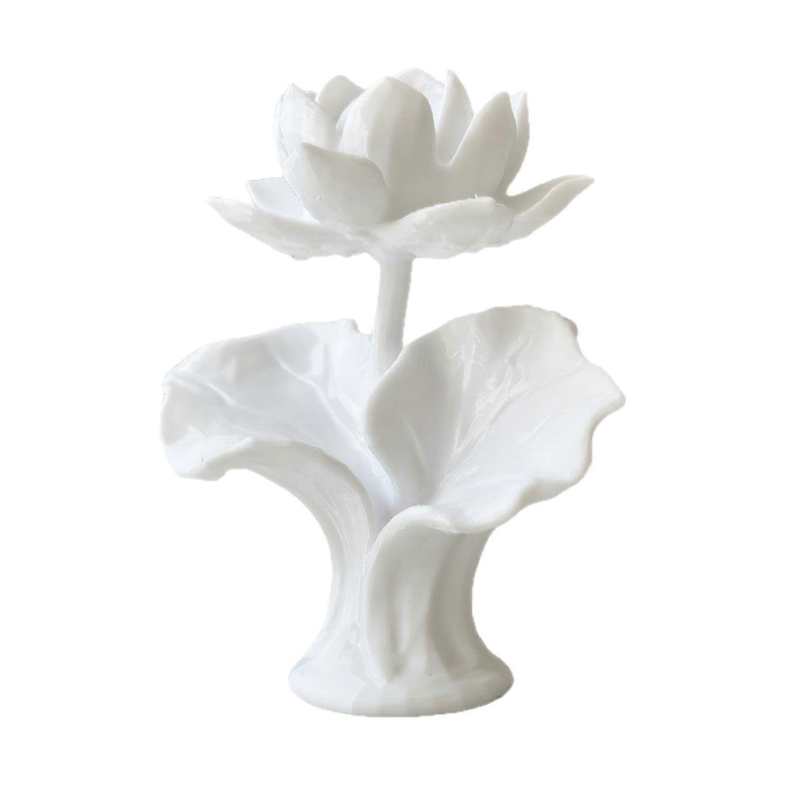 Compact Lotus Incense Holder Decor
