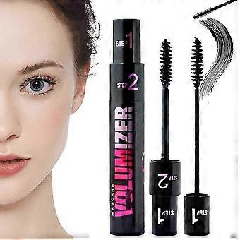2026 Good!! 2 in 1 Curl Long Lasting Waterproof Mascara, 4d Silk Fiber Lash Mascara, 2 in 1 Lengthening Mascara Instantly Create The Look of Lash Exte
