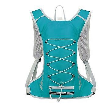 Hydration Backpack Waterproof Lightweight Breathable Large Capacity for Running Cycling Hiking Green