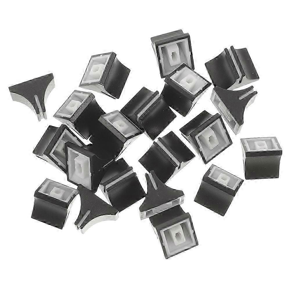 30pcs Push Caps Straight Sliders Potentiometer Mixer Fader Knobs-bhkj