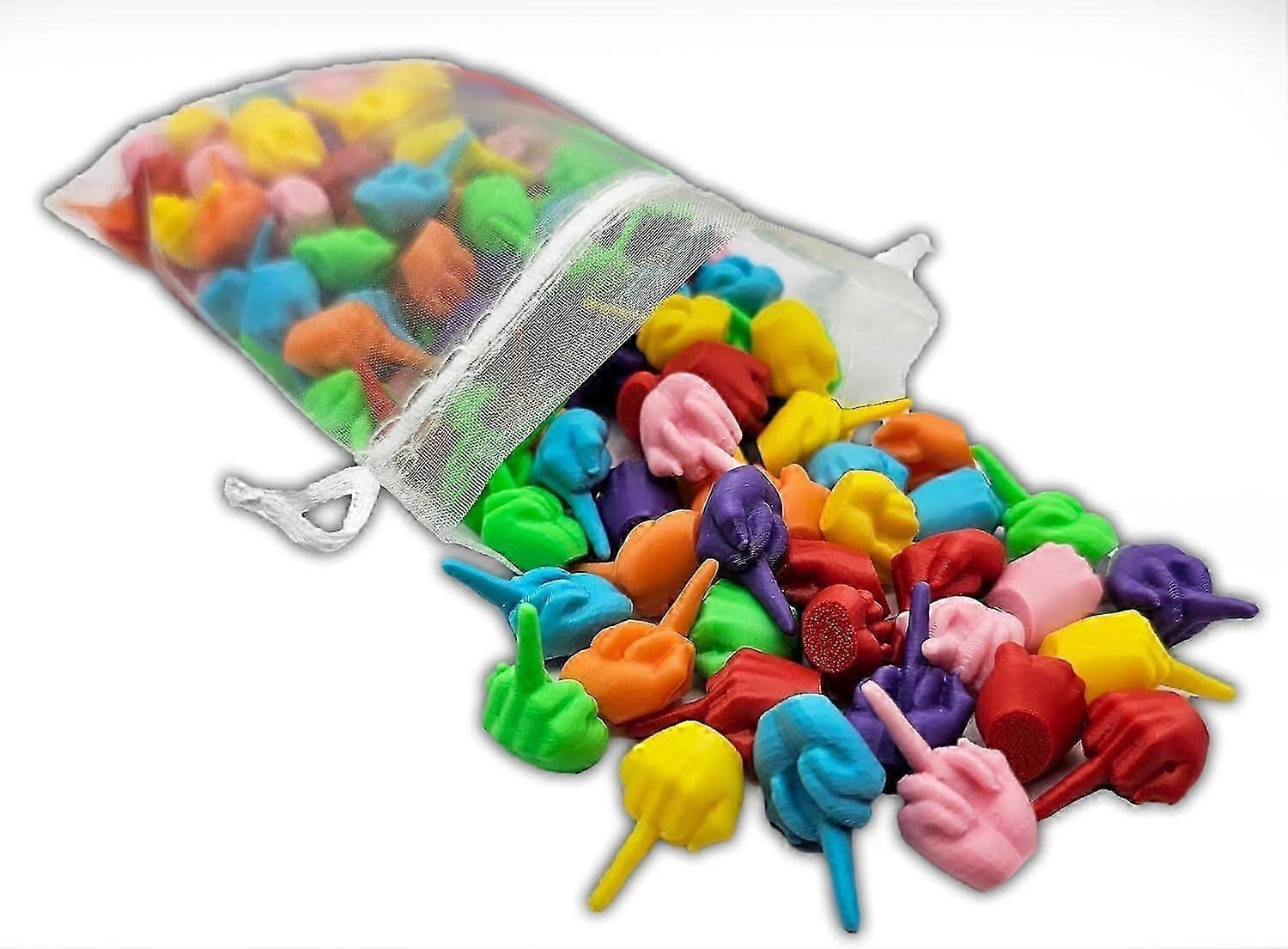 50PCS Funny Mini Finger Puppets