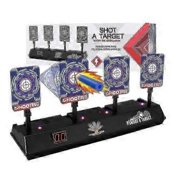 Digital Shooting Target Game for Kids Ages 6-13 Automatic Resetting Electronic Scoreboard for Nerf Guns Ages 4-12 Boys Birthday Gift ANG