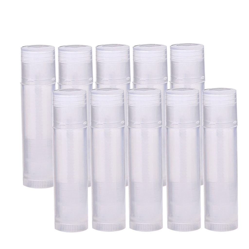 10x 5g Empty Tubes Refillable Lip Gloss Balm Bottles Vials Clear