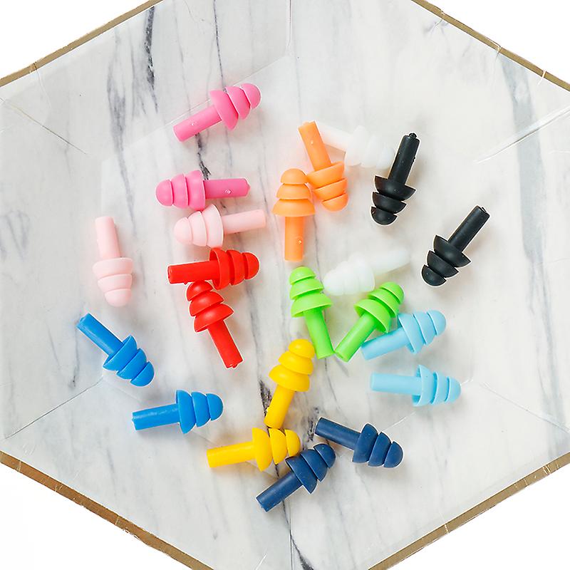 12pcs Silicone Ear Plugs Anti Noise Snore Earplugs Comfortable For Study Sleep