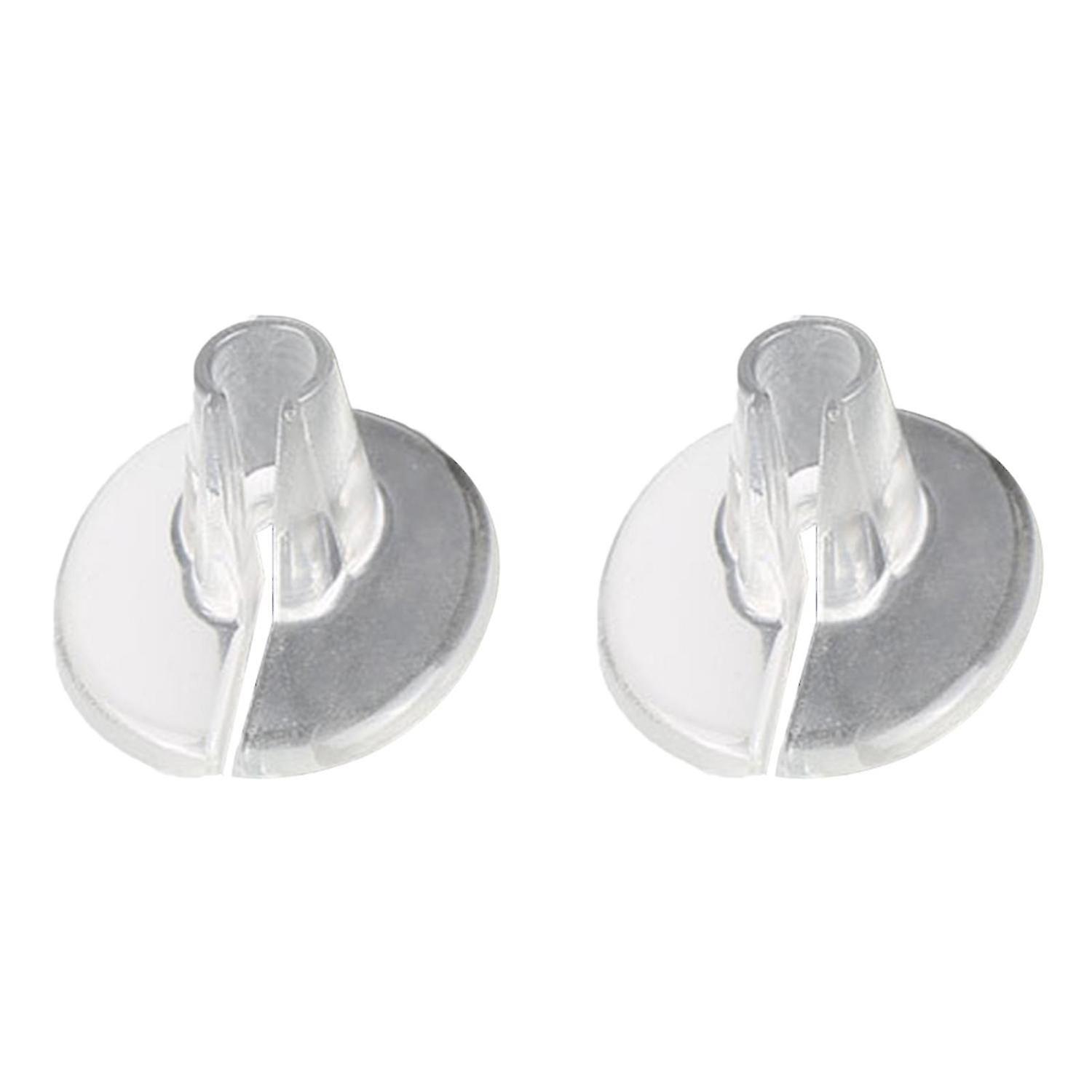 1 Pair Anti-slip Toe Protectors Transparent Cushions for Flip Flops Sandals