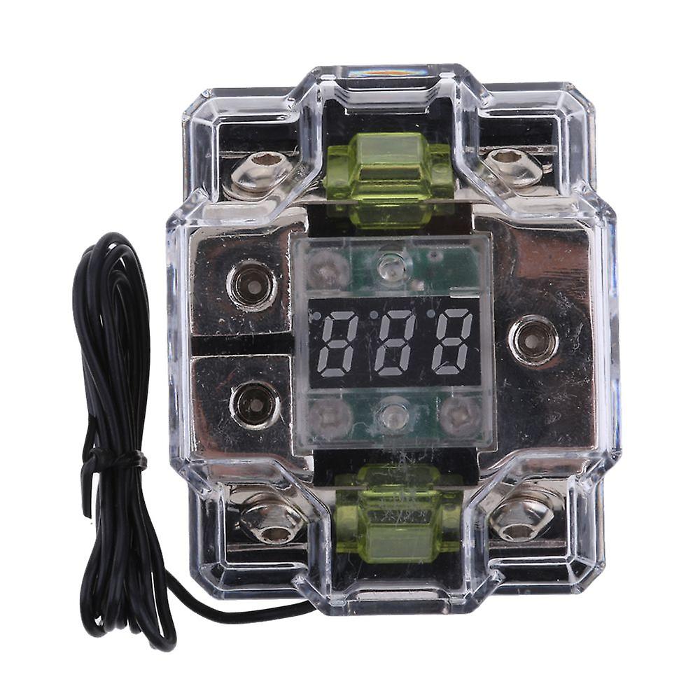 100a 2way Car Digital Speaker Fuse Block Circuit Breaker Distribution Holder