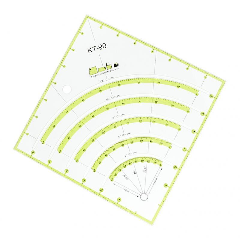 Multi-funcion Acrylic Square Quilting Template Patchwork Tailor Sewing Ruler