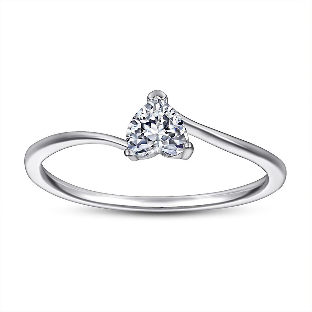 S925 Sterling Silver Moissanite Ring