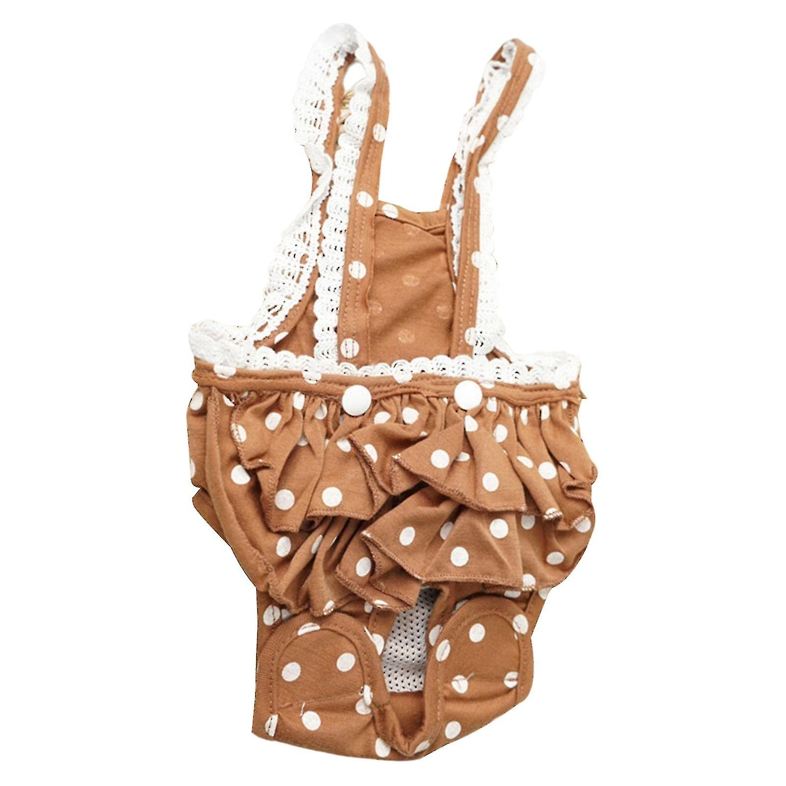 Calças higiênicas para animais de estimação com suspensórios, shorts menstruais ajustáveis, roupa íntima para cães, calças fisiológicas para cadelas Qinhai