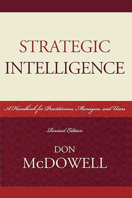 Strategic Intelligence by Don McDowell Paperback Book
