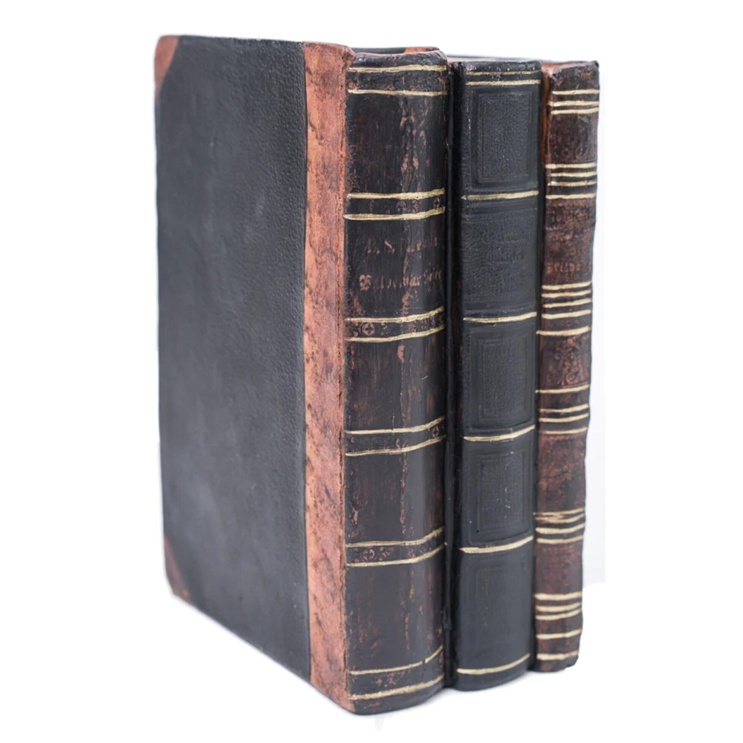 Small Size Antique Book Block By Allianceinteriorsltd