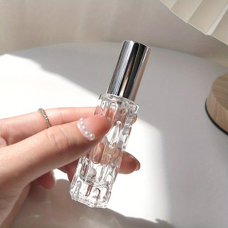 Rose Gold Aluminum Nozzle Refillable Perfume Atomizer - 10ml Portable Essential Oil Spray Bottle For Travel Dispensing
