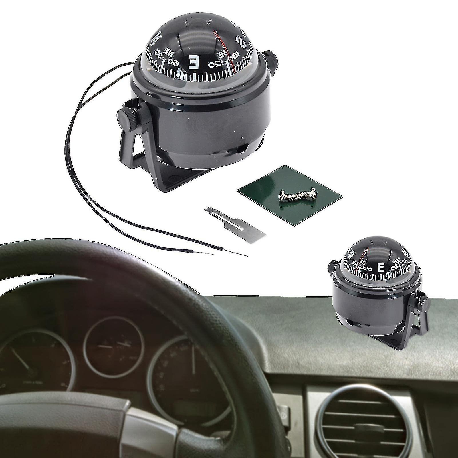 Compass With Led Light | Car Compass Marine Compass - Marine Compass Compass Navigation Electronic Compass