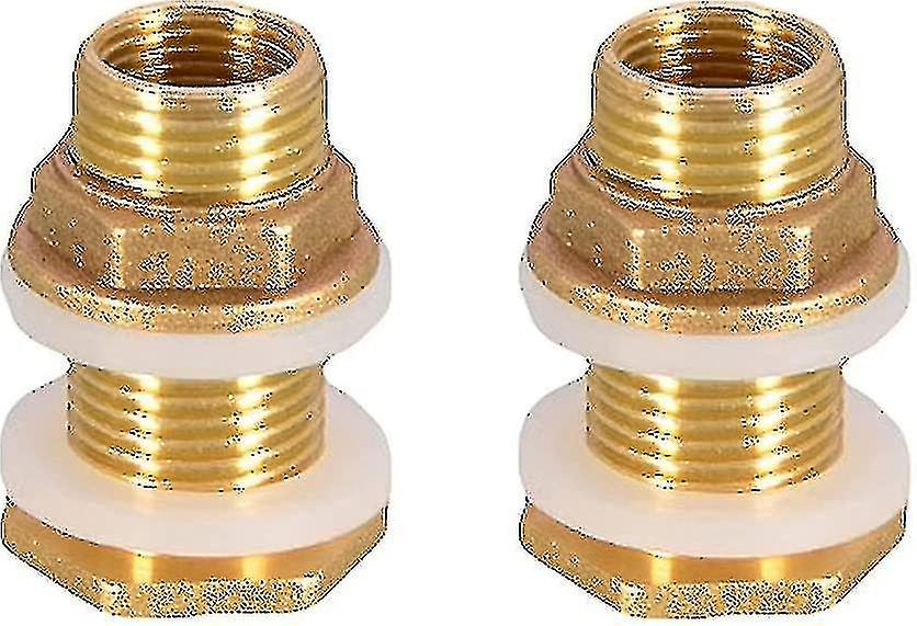 2 Pcs Water Grommets 4.2cm 1/2" Brass Water Connector