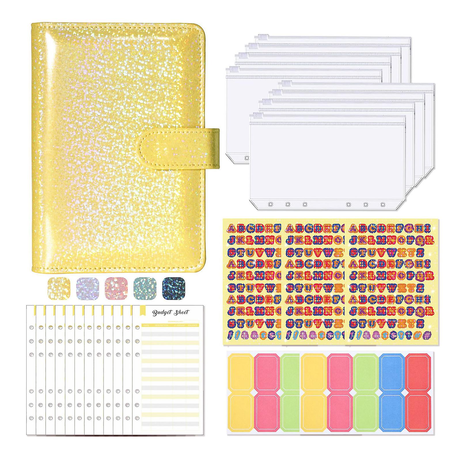 Creative Sequin Spiral Bound Notebooks Bright Color Refillable Notebook For Fountain Pens Rollerball Pens Gel Pens