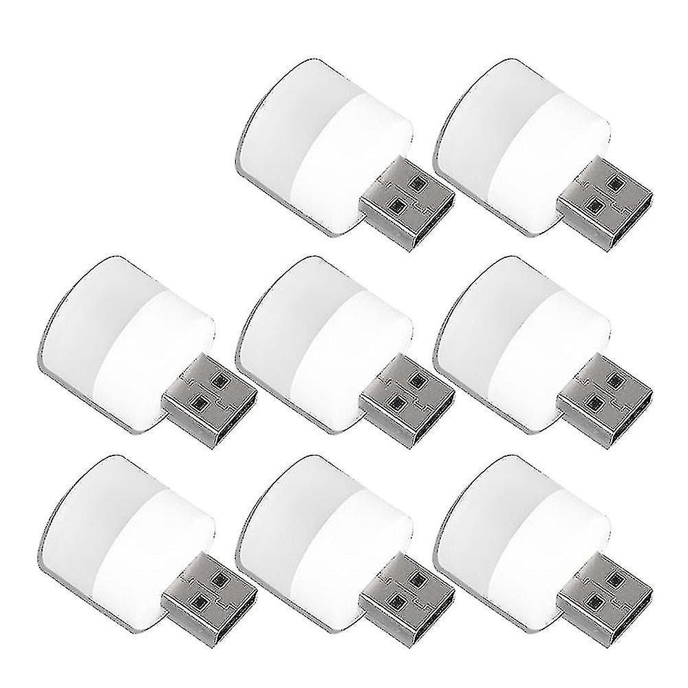 8pcs Night Light, Compatible With Bedroom, Hallway, Kitchen Lights(white Light)