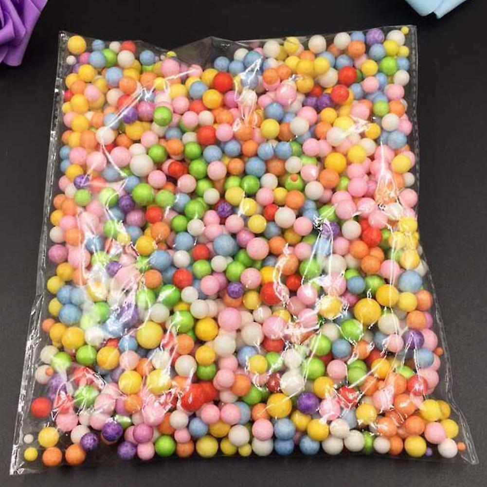 Multicolor Polystyrene Styrofoam DIY Crafts Decorative Loose Mini Beads Balls