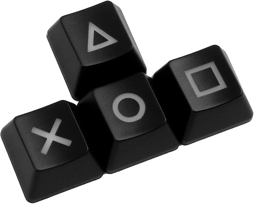 Keycaps Upside Down, Mechanical Keyboard Pbt Keycap WASD Color Sub R4 R3 R2 R1-Black