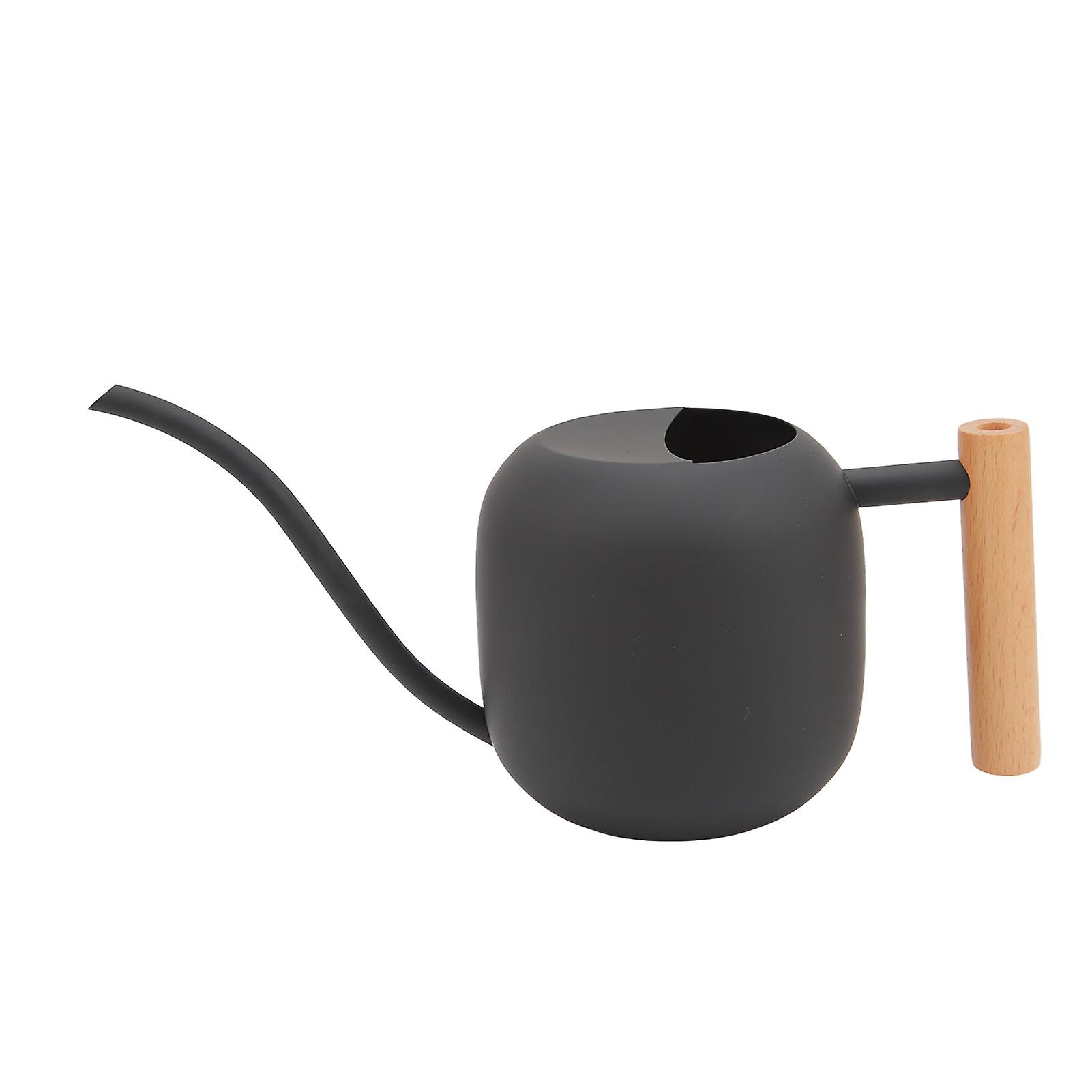 Multifunctional Watering Can Large Capacity with Long Spout for Indoor and Outdoor Plants 1200ml Black