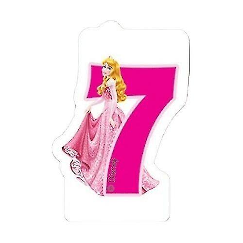 Disney Princess Aurora 7th Birthday Candle