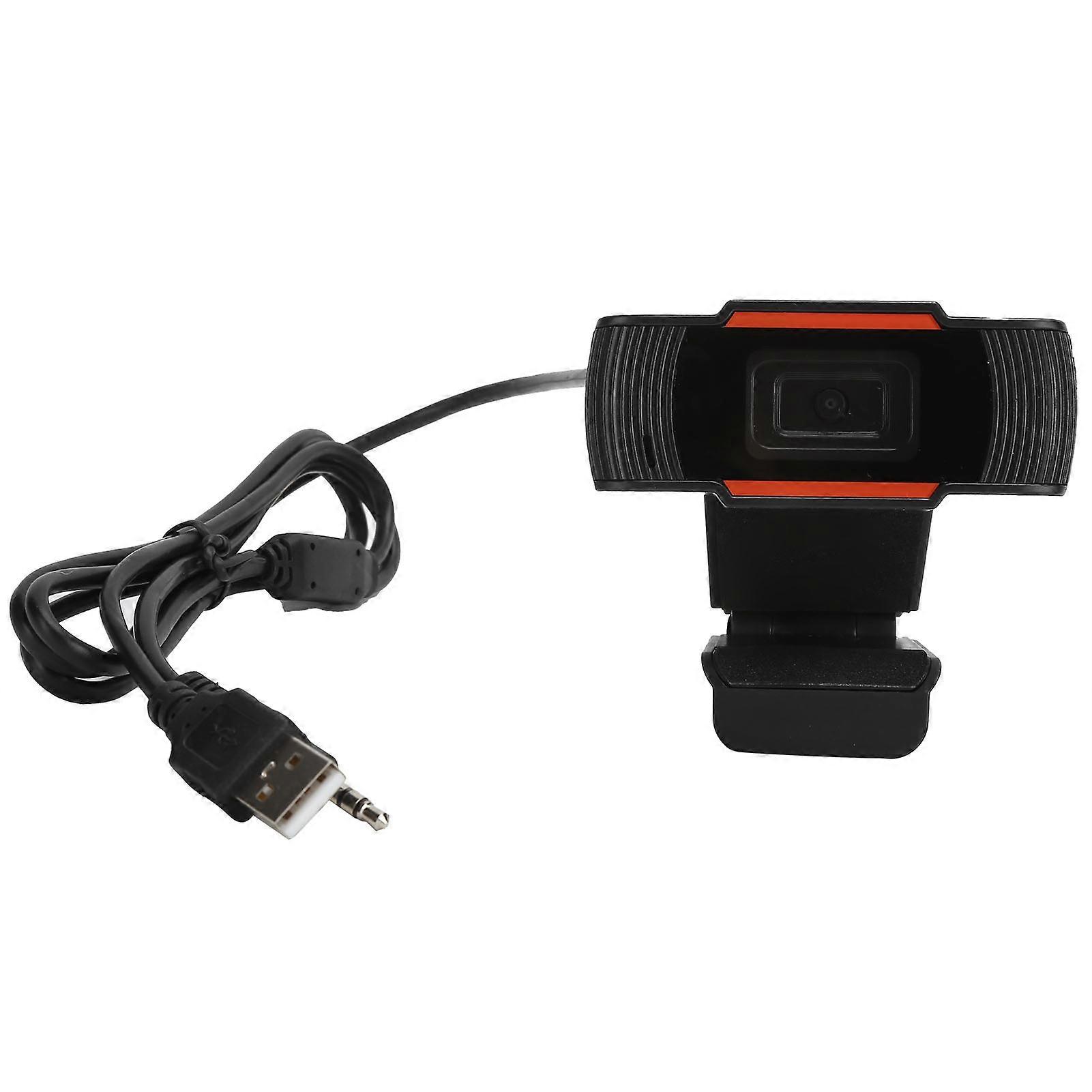 720P Web Camera Full HD Webcam with Noise Cancelling Microphone MultiFunction Base
