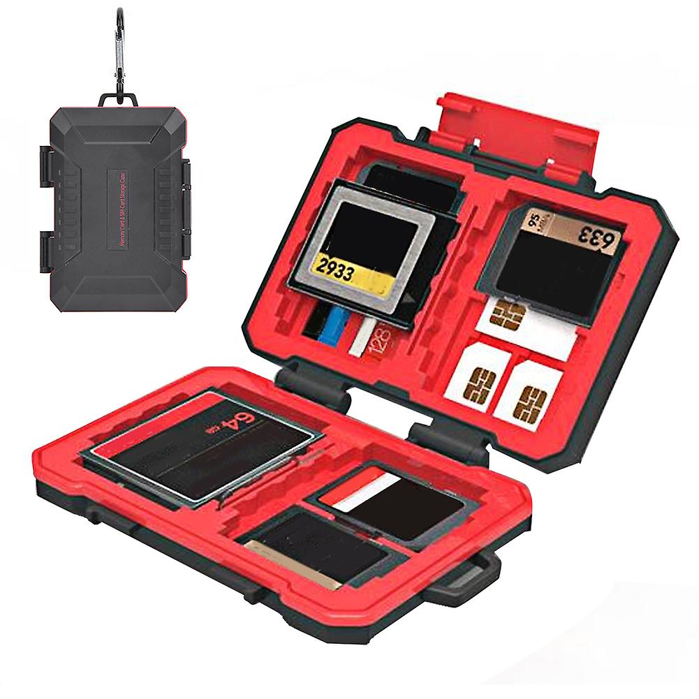 LP E8 Black Drop Resistant Waterproof Camera Memory Phone SIM Card Storage Box Accessory