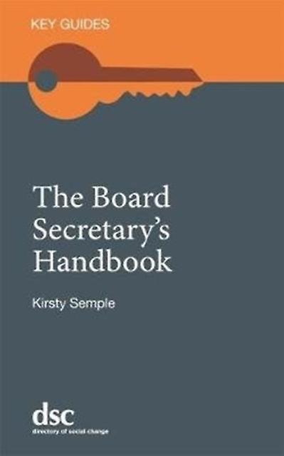 The Board Secretarys Handbook by Kirsty Semple Paperback