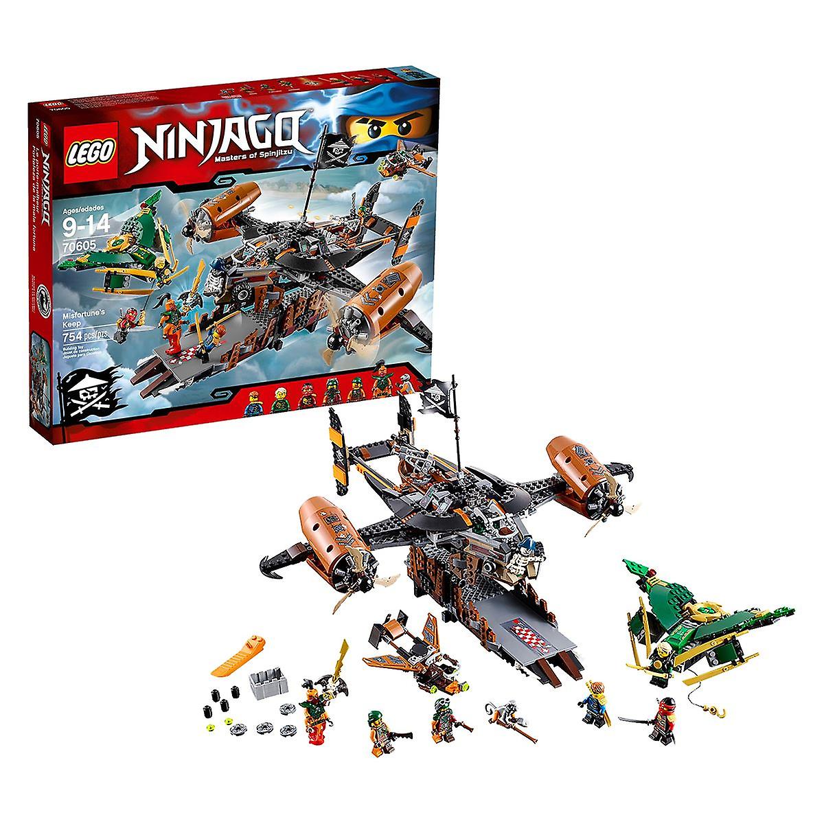 LEGO NINJAGO Misfortunes Keep 70605 Building Kit (754 Piece)
