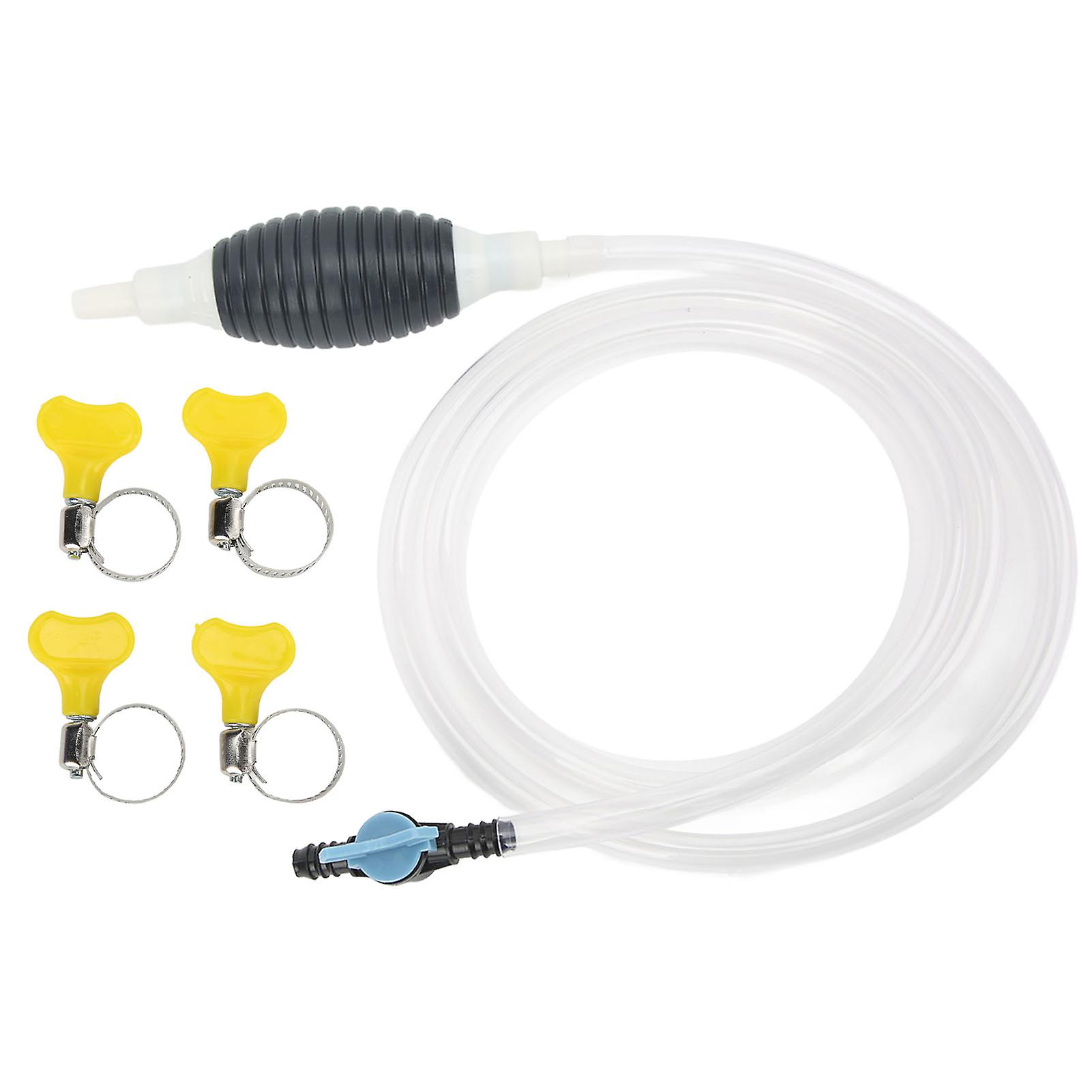 Universal siphon pump for diesel gasoline and water transfer