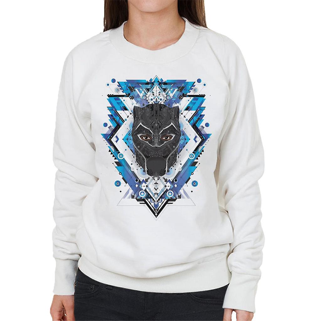 Marvel Black Panther Wakanda Vibranium Mask Pattern Women's Sweatshirt