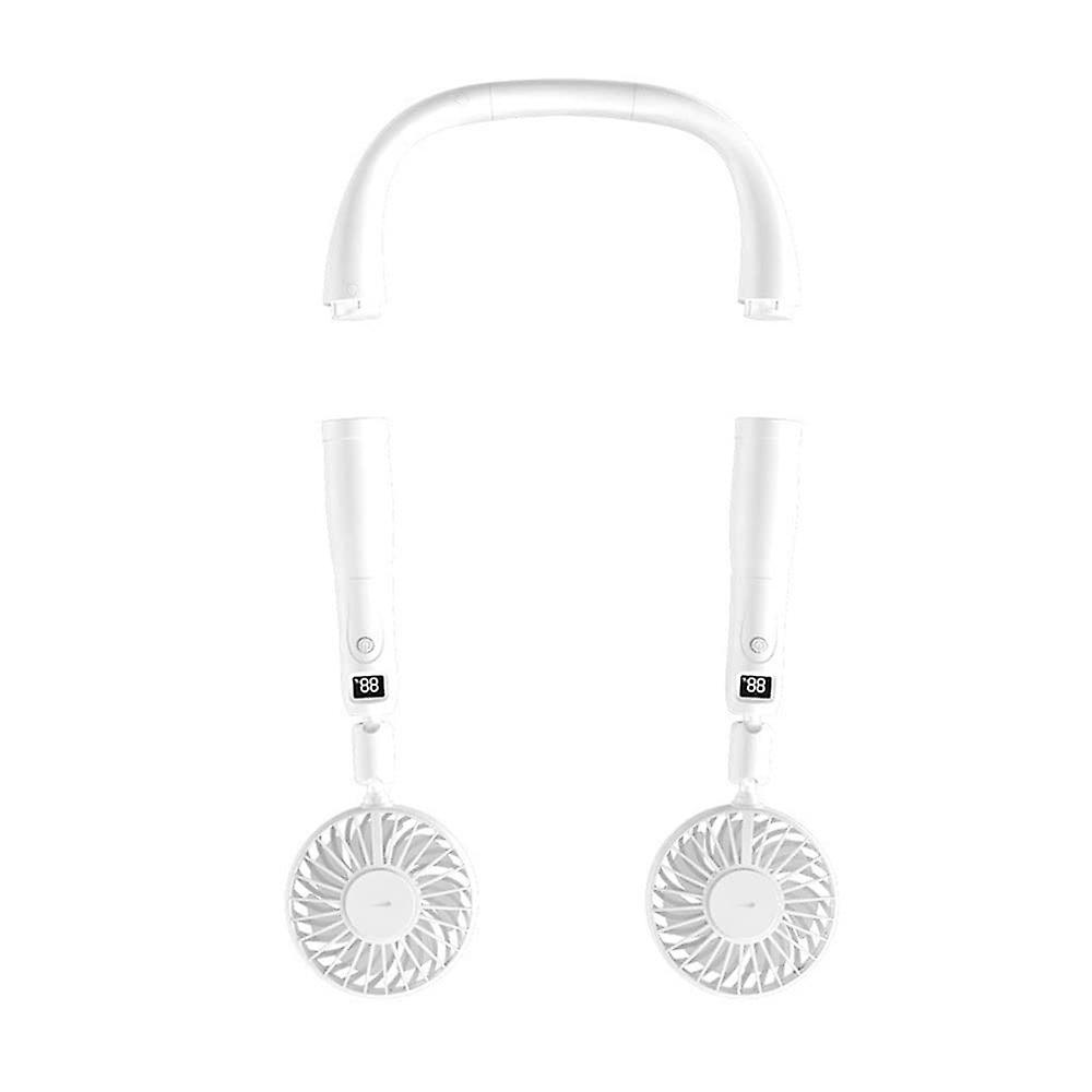 Ventilador portátil sin aspas sin aspas (blanco)