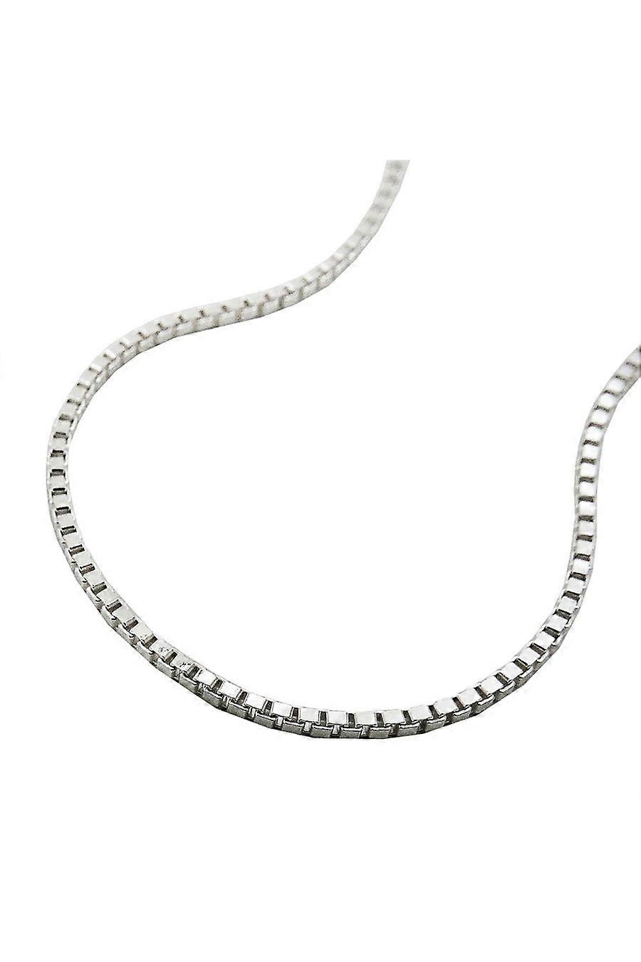 Anklet 1mm Venetian Box Chain With Ball Adjustable Length Silver 925 27cm - Gl106100-27
